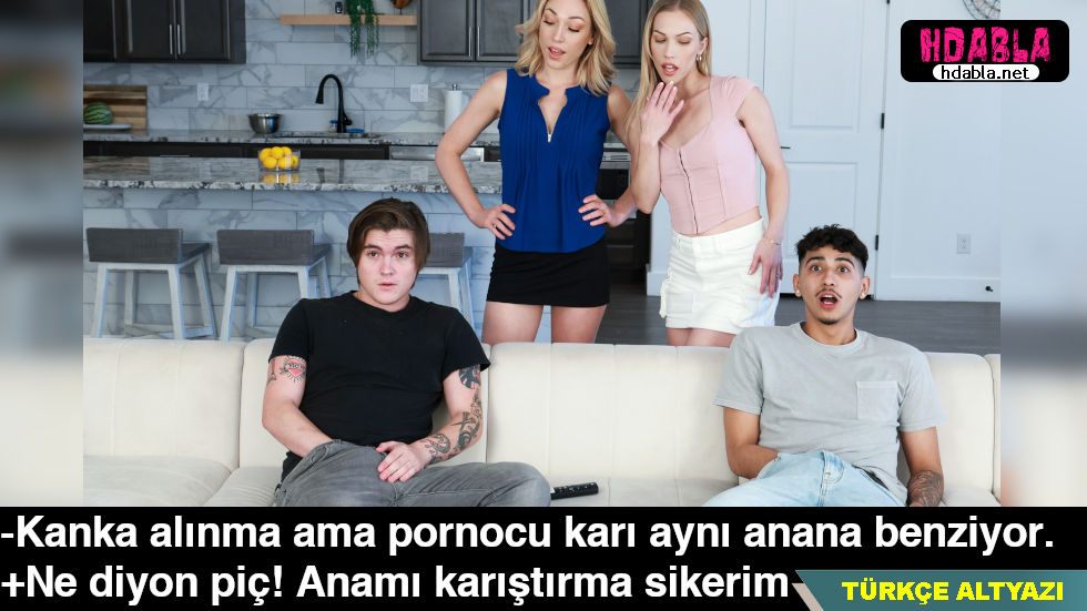 Kankamla birlikte porno izlerken Annelerimize yakalandık